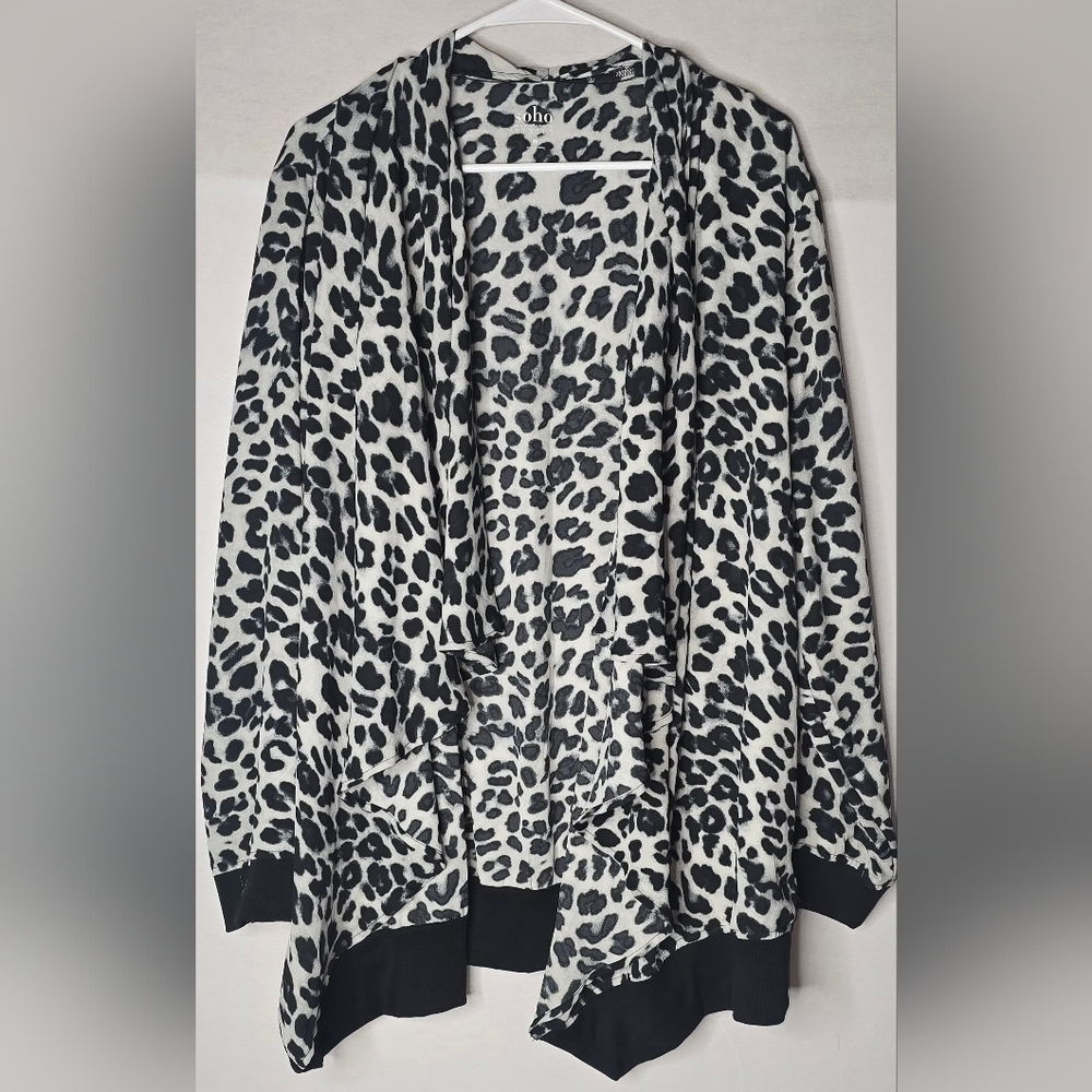Soho New York and Company Street Women’s Cheetah Print Cotton Duster Size XL